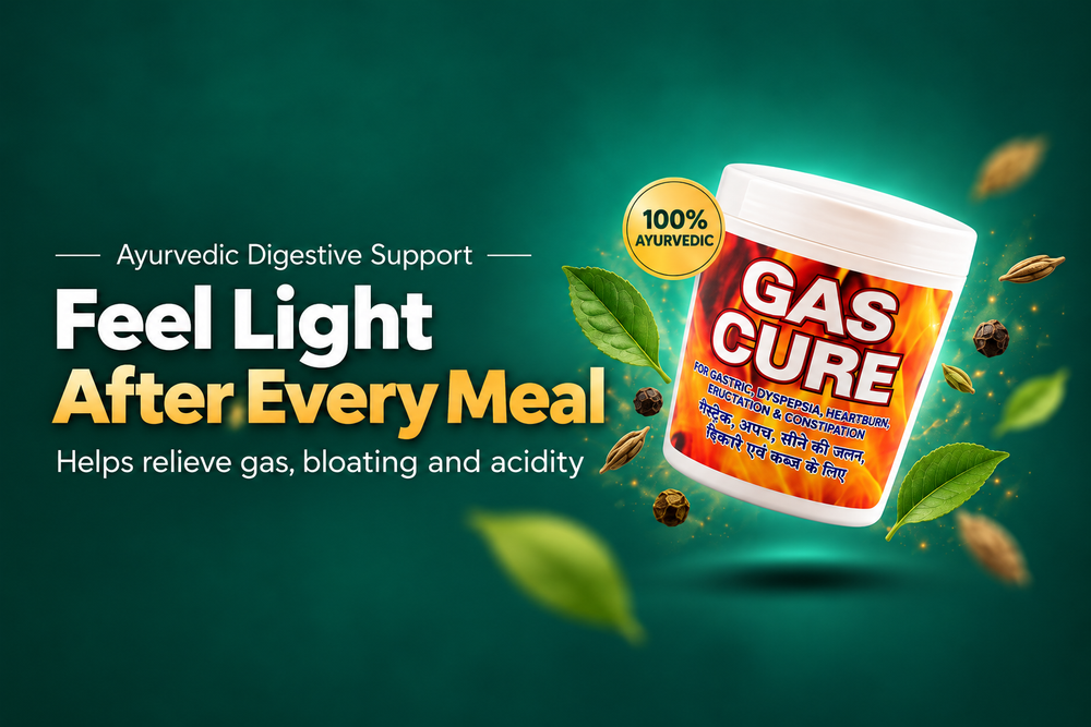 Gas Cure Ayurvedic Powder for Gas & Acidity Relief | Gopal