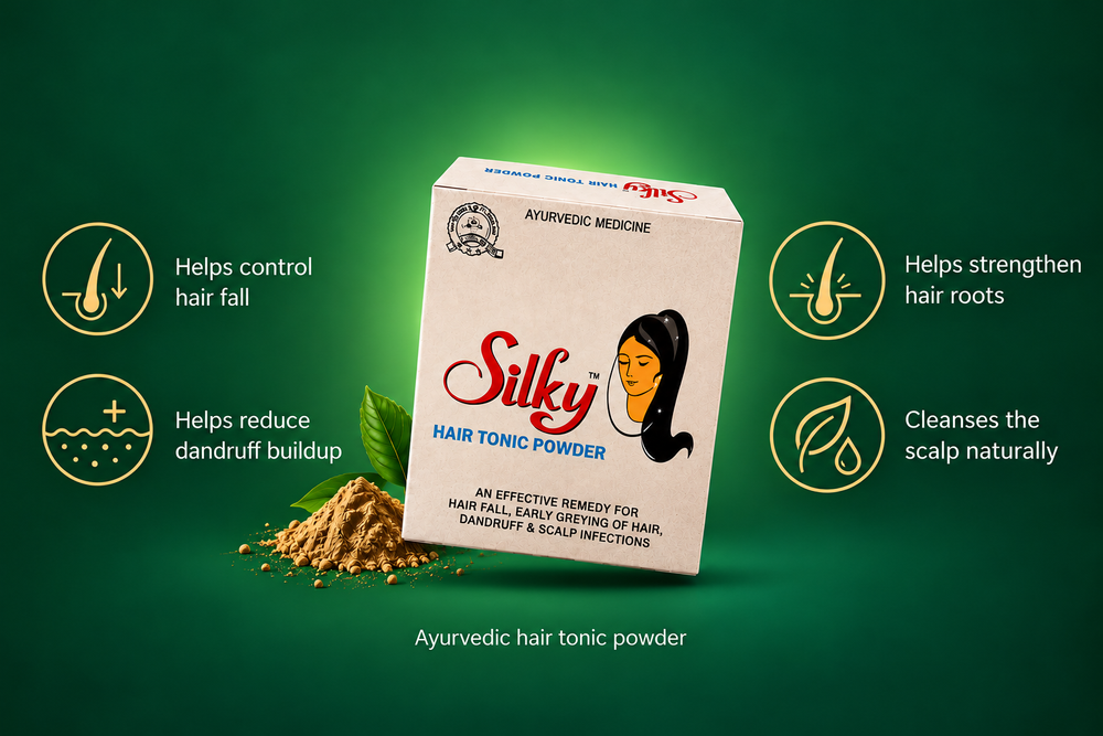 Ayurvedic Hair Fall Powder | Gopal Silky Hair Tonic Powder