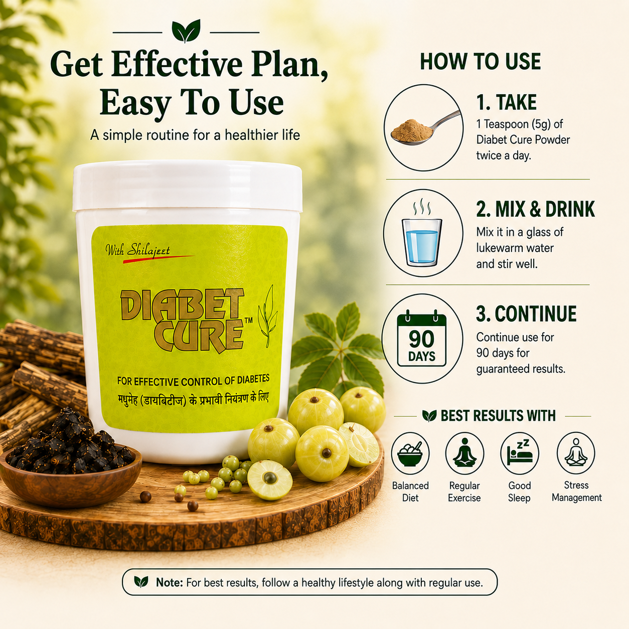 Gopal Diabet Cure Ayurvedic Herbal Supplement