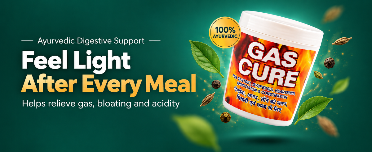 Gas Cure Ayurvedic Powder for Gas & Acidity Relief | Gopal