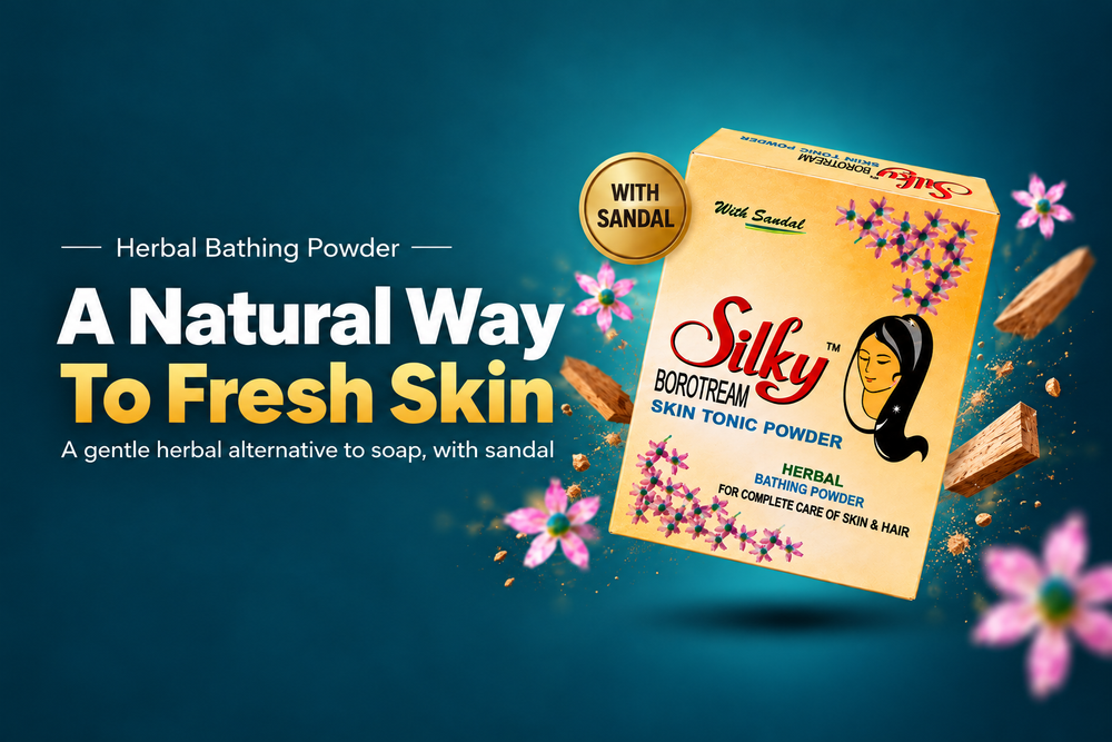 Ayurvedic Herbal Bath Powder | Gopal Silky Skin Tonic Powder