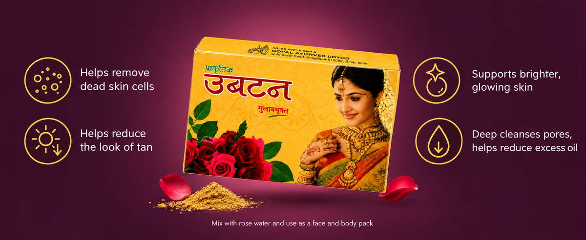 Ayurvedic Ubtan Powder for Glowing Skin