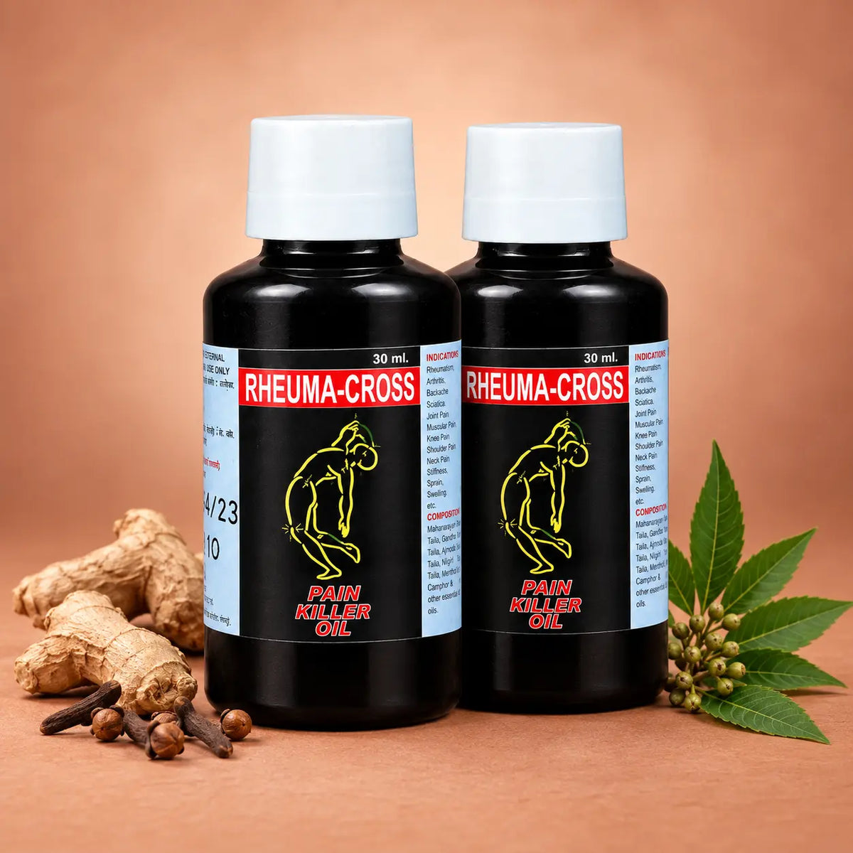 Rheumacross Ayurvedic Pain Relief Oil for Joint Pain