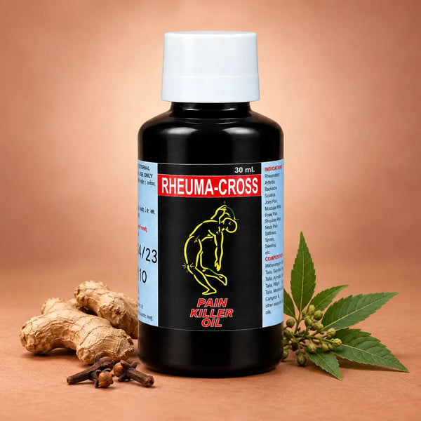 Rheumacross Ayurvedic Pain Relief Oil for Joint Pain - Pack of 1