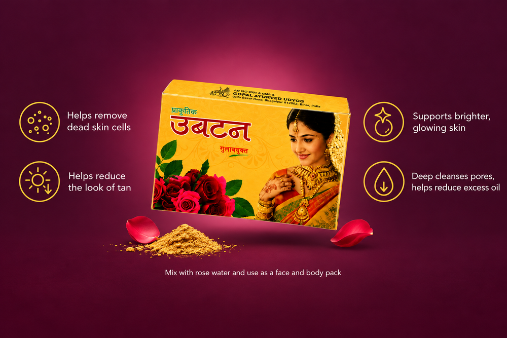 Ayurvedic Ubtan Powder for Glowing Skin