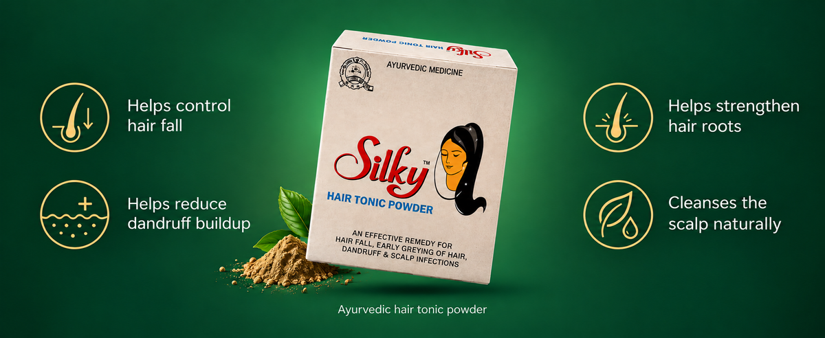 Ayurvedic Hair Fall Powder | Gopal Silky Hair Tonic Powder