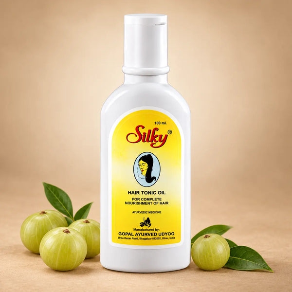 Ayurvedic Hair Oil for Hair Fall & Dandruff | Gopal Silky - Pack of 1