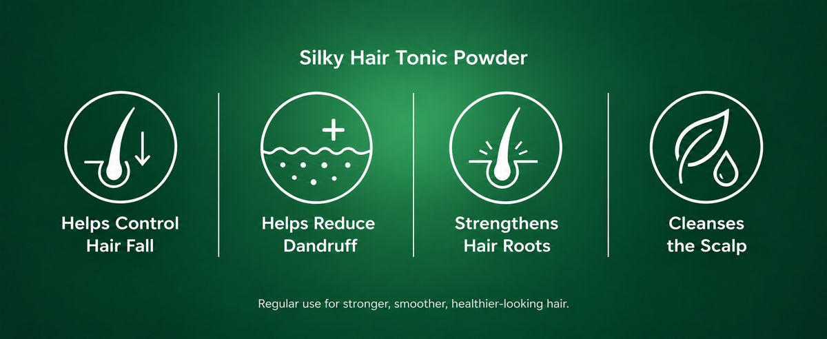 Ayurvedic Hair Fall Powder | Gopal Silky Hair Tonic Powder