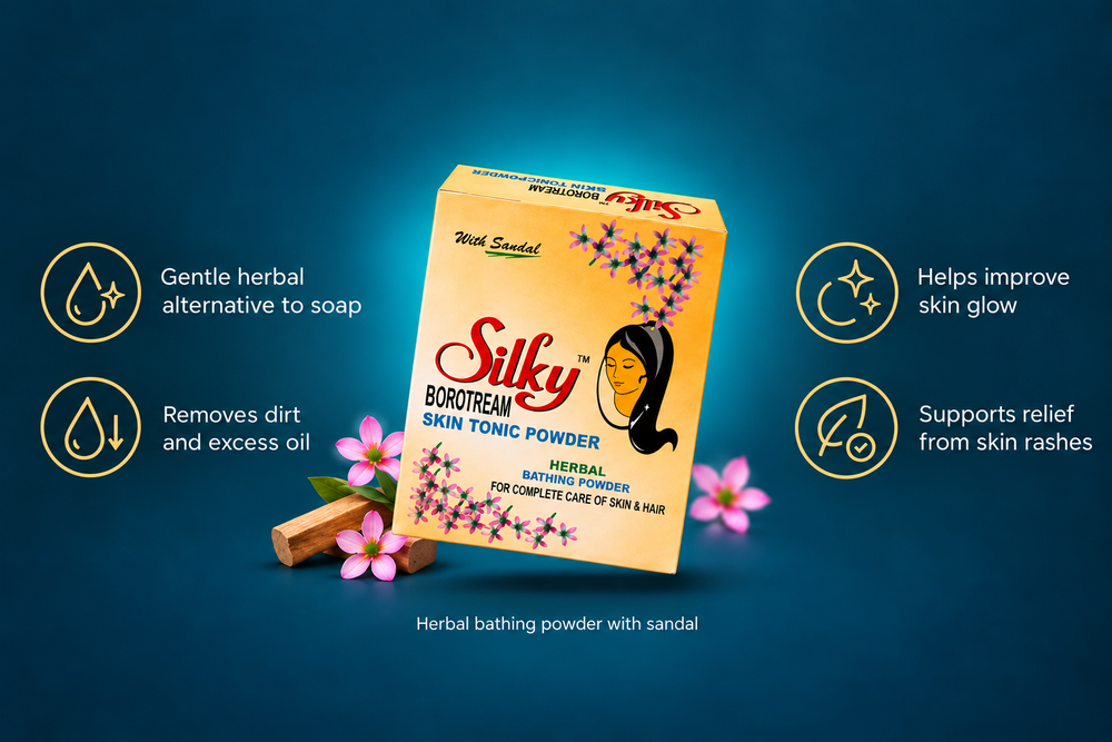 Ayurvedic Herbal Bath Powder | Gopal Silky Skin Tonic Powder