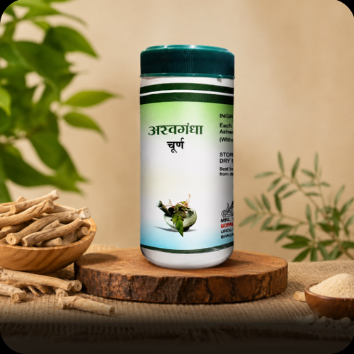 Ayurvedic Ashwagandha Churna for Strength, Stress Relief & Vitality | Gopal Ashwagandha Churna