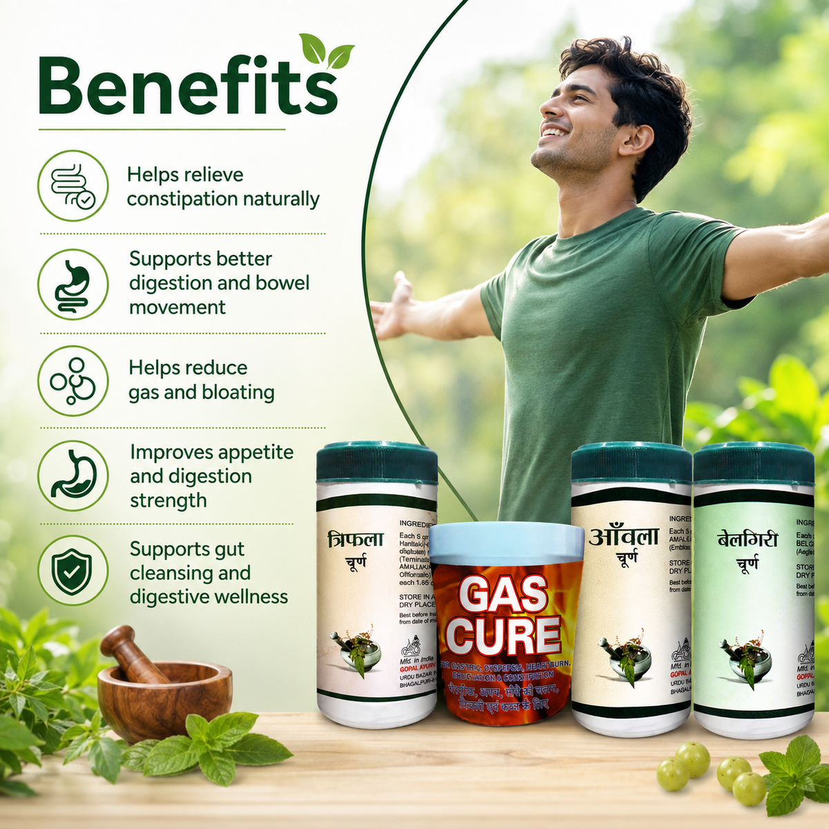 Constipation Relief Combo benefits