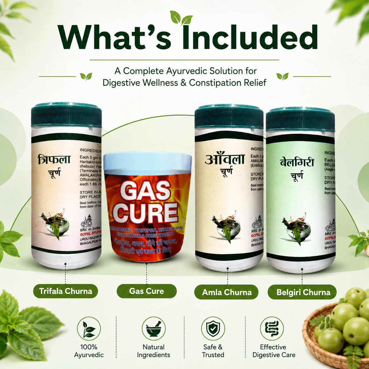 Constipation Relief Combo What's Included
