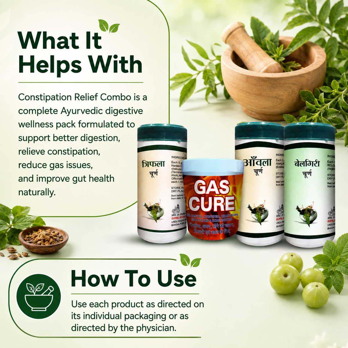 Constipation Relief Combo What It Helps With and How To Use