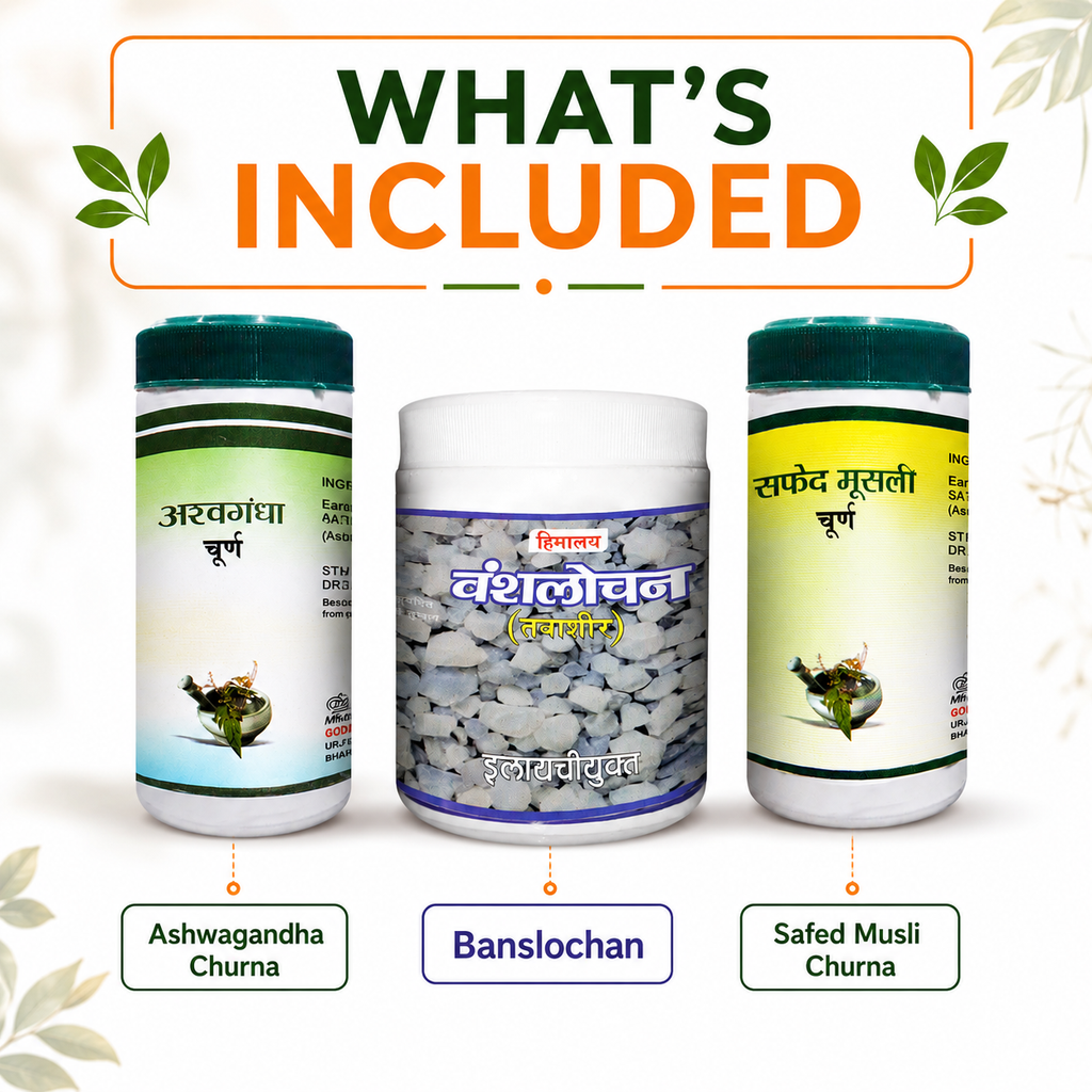 Ayurvedic Strength and Stamina Combo What's Included