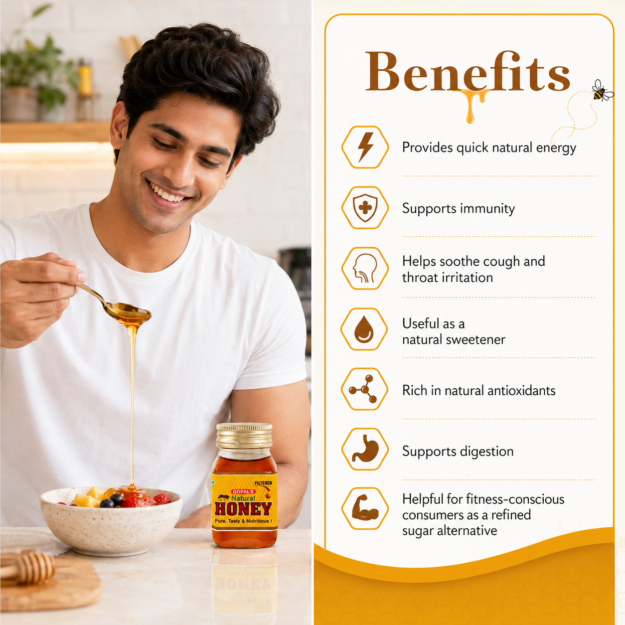 Gopal Pure Honey Benefits
