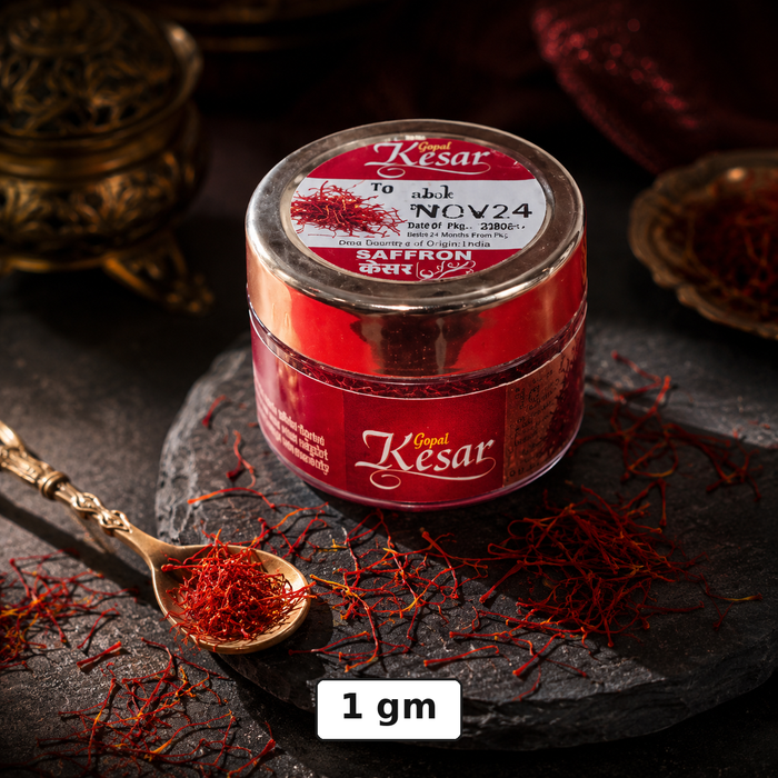 Pure Kesar (Saffron) for Milk, Cooking & Skin | Gopal