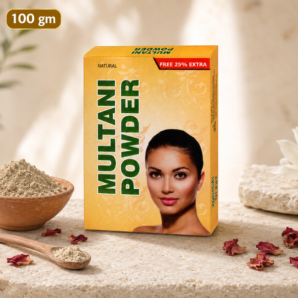 Multani Mitti Powder for Oil Control & Face Pack - 100 gm