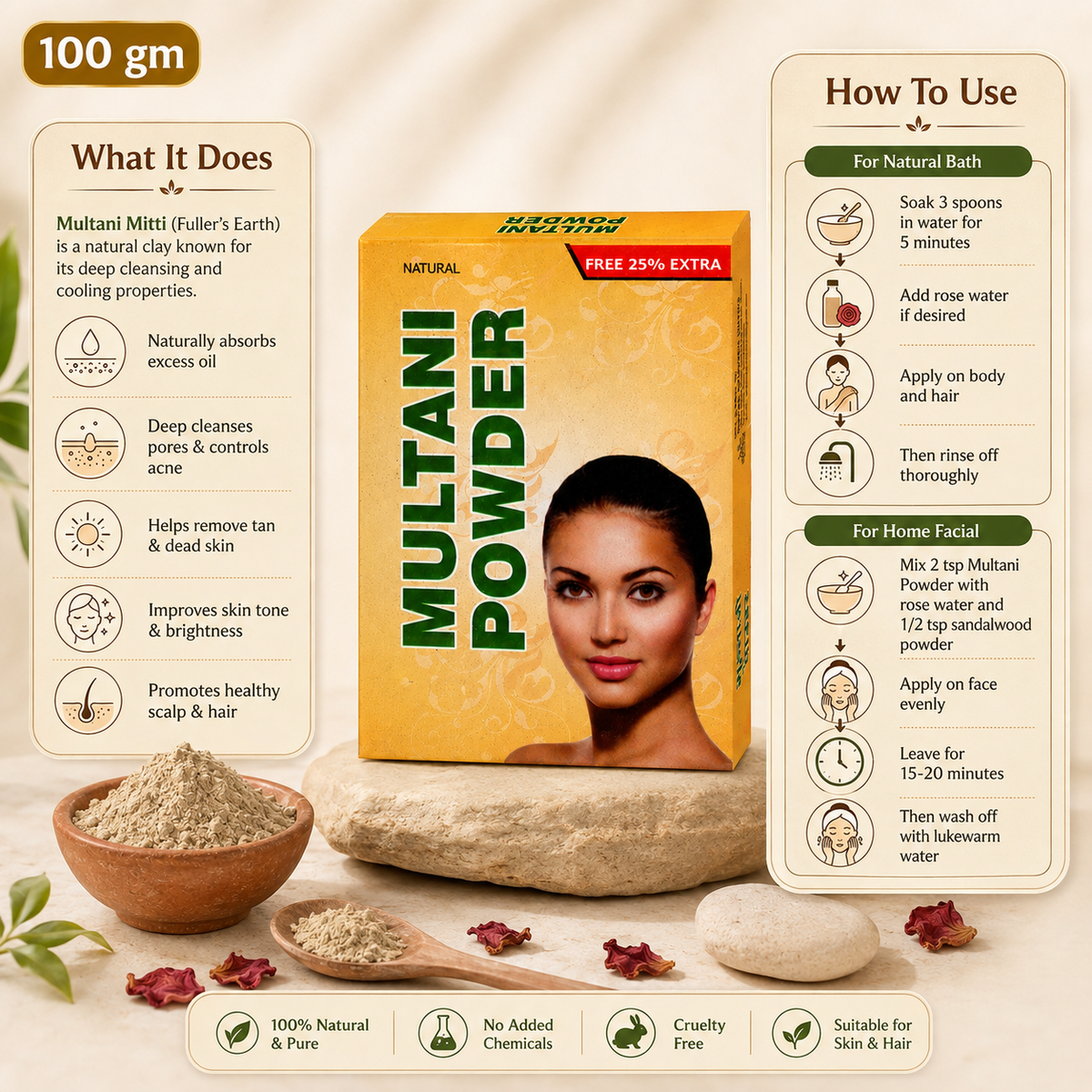 Gopal Multani Powder - What It Does and How To Use