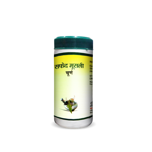 Ayurvedic Safed Musli Churna for Strength and Vitality | Gopal Safed Musli Churna