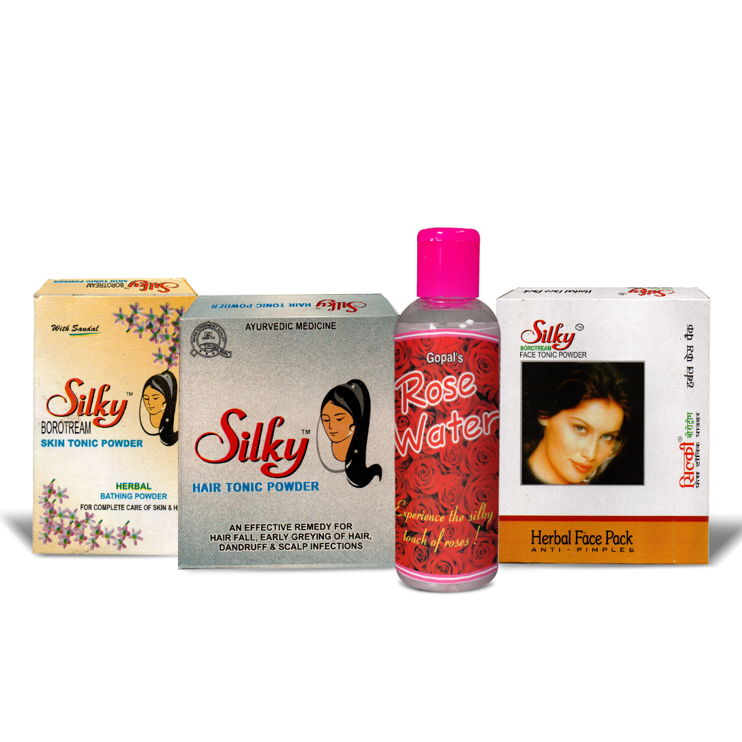 Complete Skin Care Combo | Face, Skin, Hair Care & Rose Water Kit